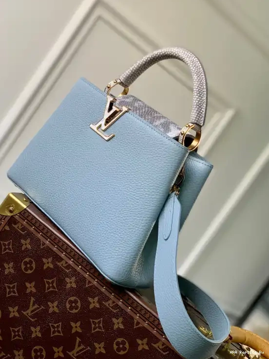 AAA Pruses Bags VUITTON LOUIS CAPUCINES BB 0601
